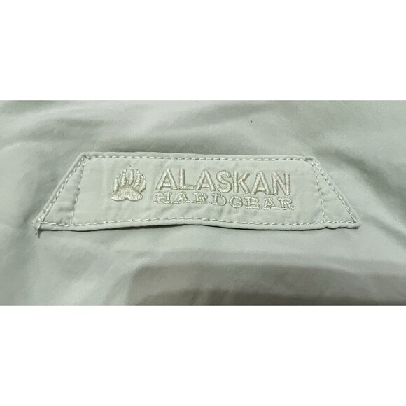 Alaskan Hardgear AKHG Button Shirt Men’s L Green Snap Front Long Sleeve Fishing - Picture 10 of 11